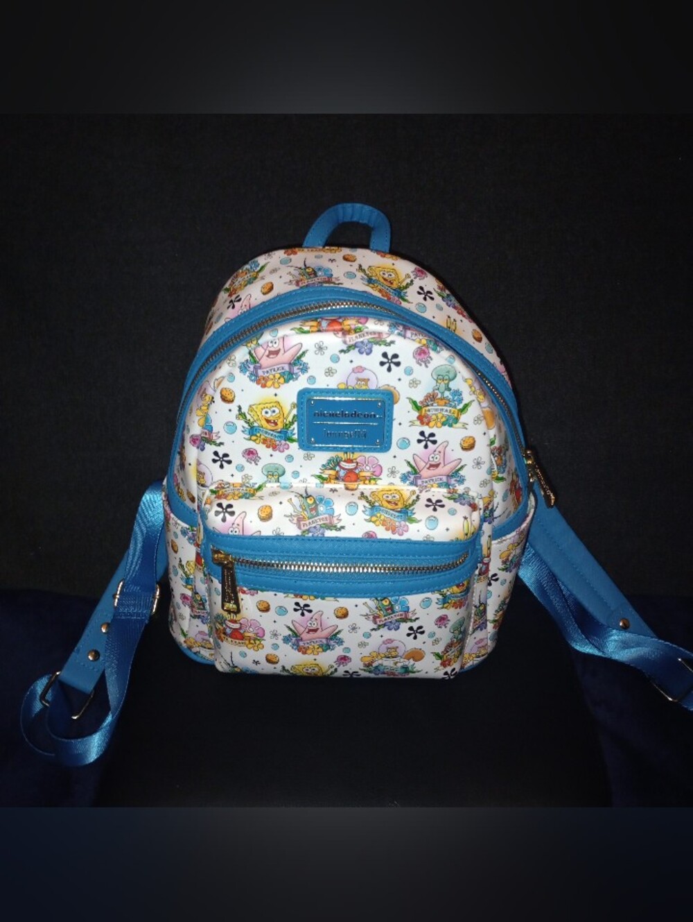 NWT Loungefly SpongeBob SquarePants Tatoo Mini Backpack